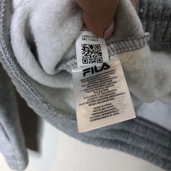 FILA Quarter Zip Pullover Color Block Sweatshirt - Picture 8 of 9